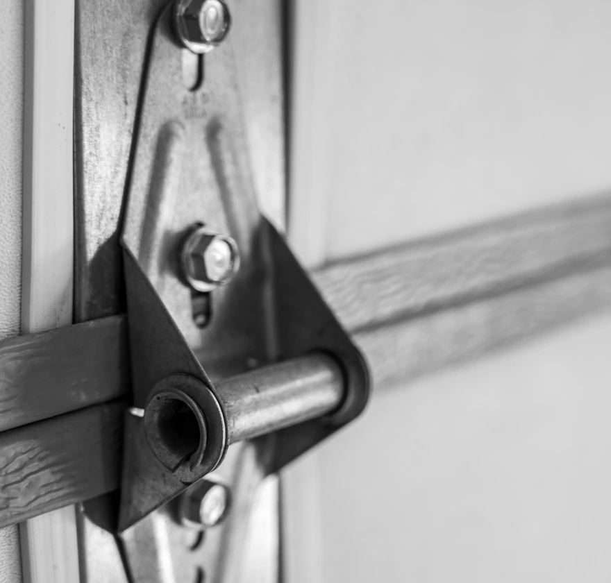 Garage door hinge repair