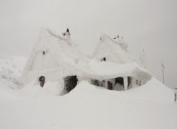Snow Covered House — Northfield, IL — Raynor Door Company
