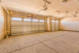 Interior of the Empty Garage of a Home — Northfield, IL — Raynor Door Company