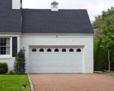 White Garage Door with Windows — Northfield, IL — Raynor Door Company