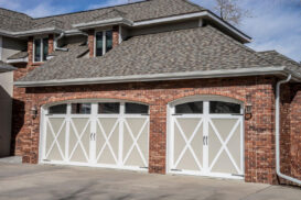 Traditional Two Car Brick Garage — Northfield, IL — Raynor Door Company