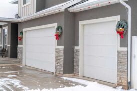 Vertical White Garage Door — Northfield, IL — Raynor Door Company